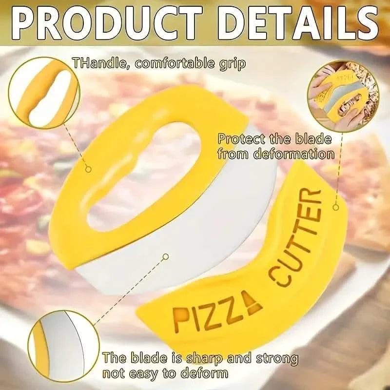 Ultra-Sharp Stainless Steel Pizza Cutter With Rocker Arm DailySale