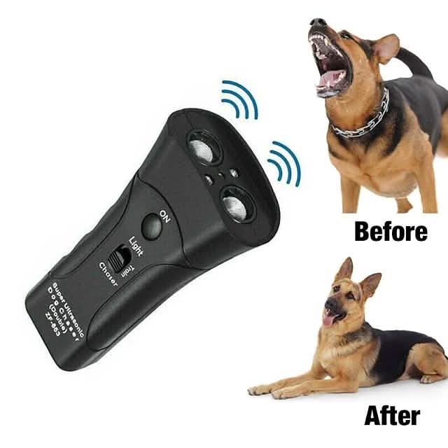 Ultrasonic Aggressive Animal Attacks Repeller Flashlight DailySale