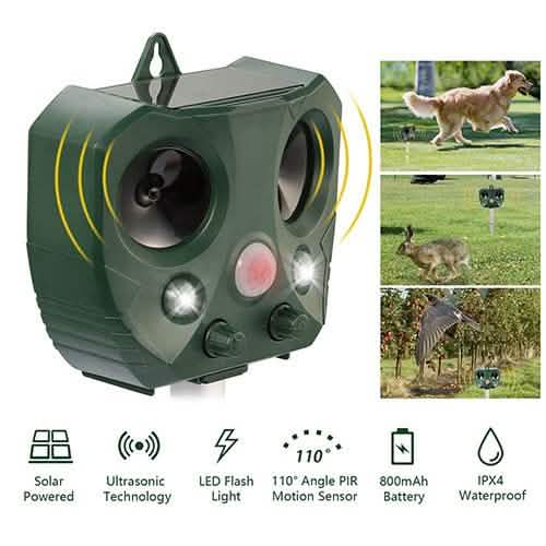 Ultrasonic Animal Repeller Solar DailySale