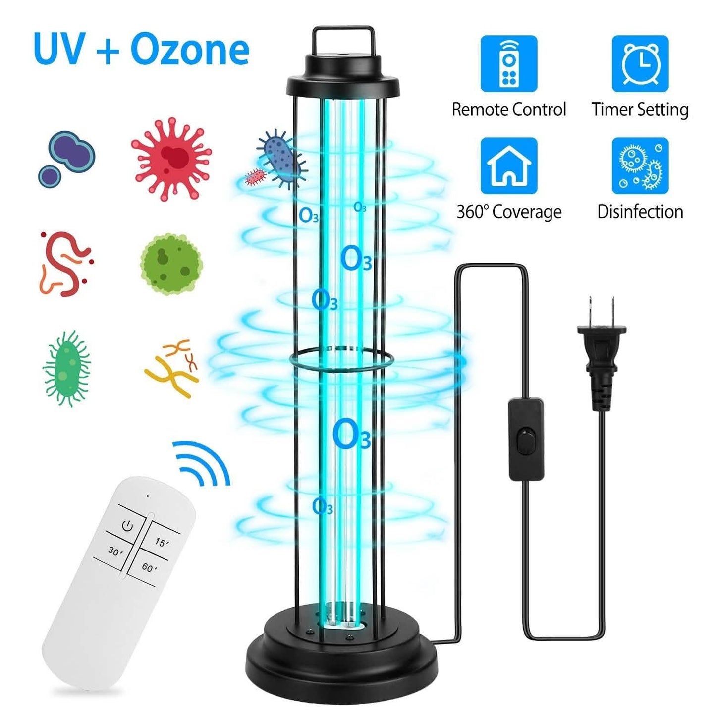 Ultraviolet Disinfection Sterilizer Tube Light DailySale