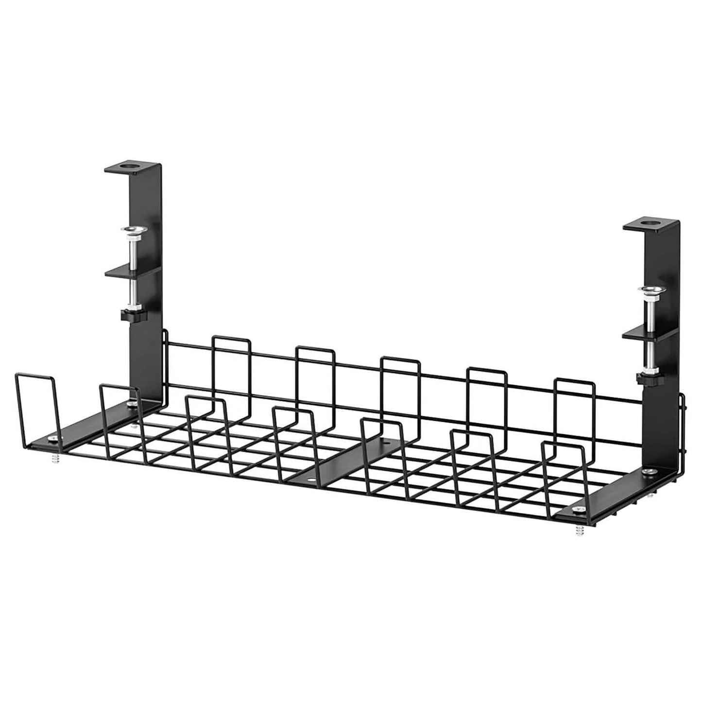 Under Desk Cable Management Tray 15.2in No Drill Desk Cable Cord Organizer DailySale