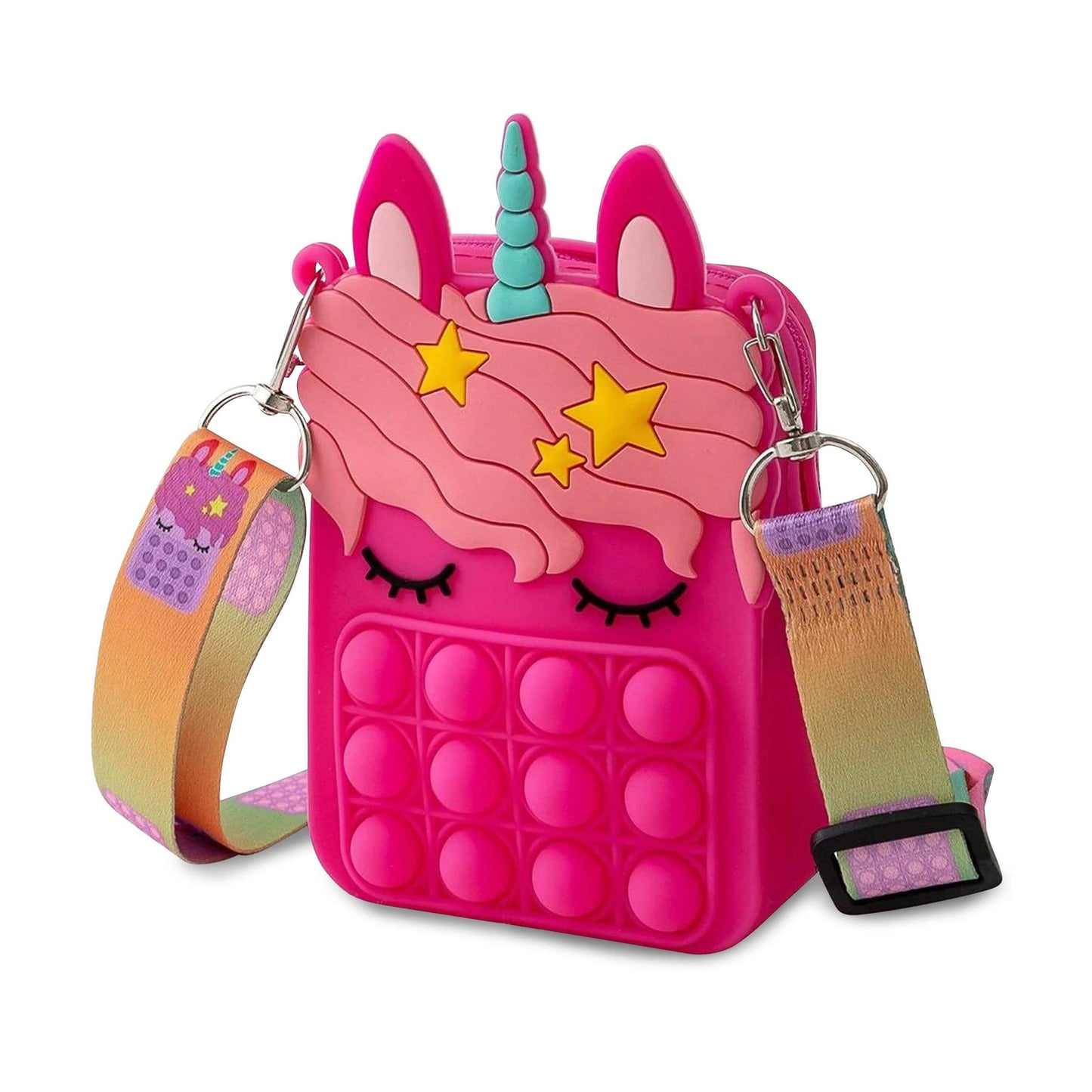 Unicorn Pop-it Bubble Fidget Handbag for Kids DailySale