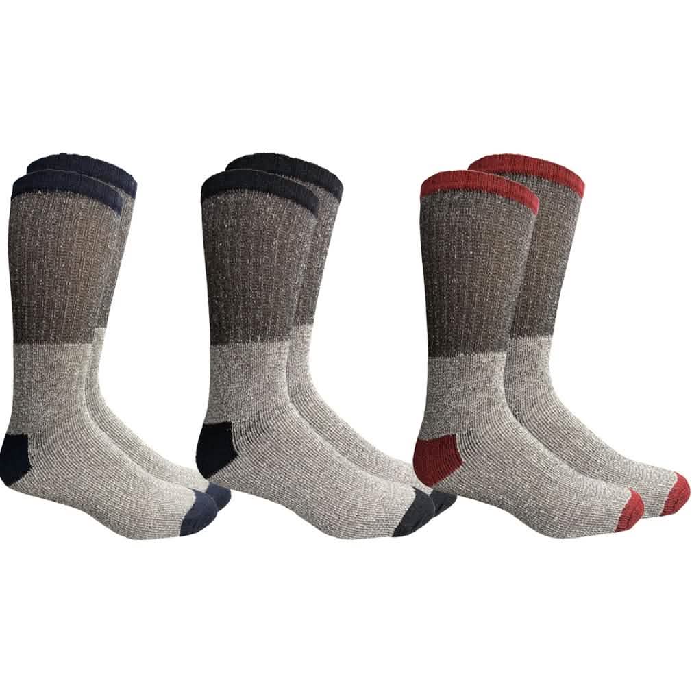 Unisex Insulated Thermal Cotton Cold Weather Crew Socks DailySale