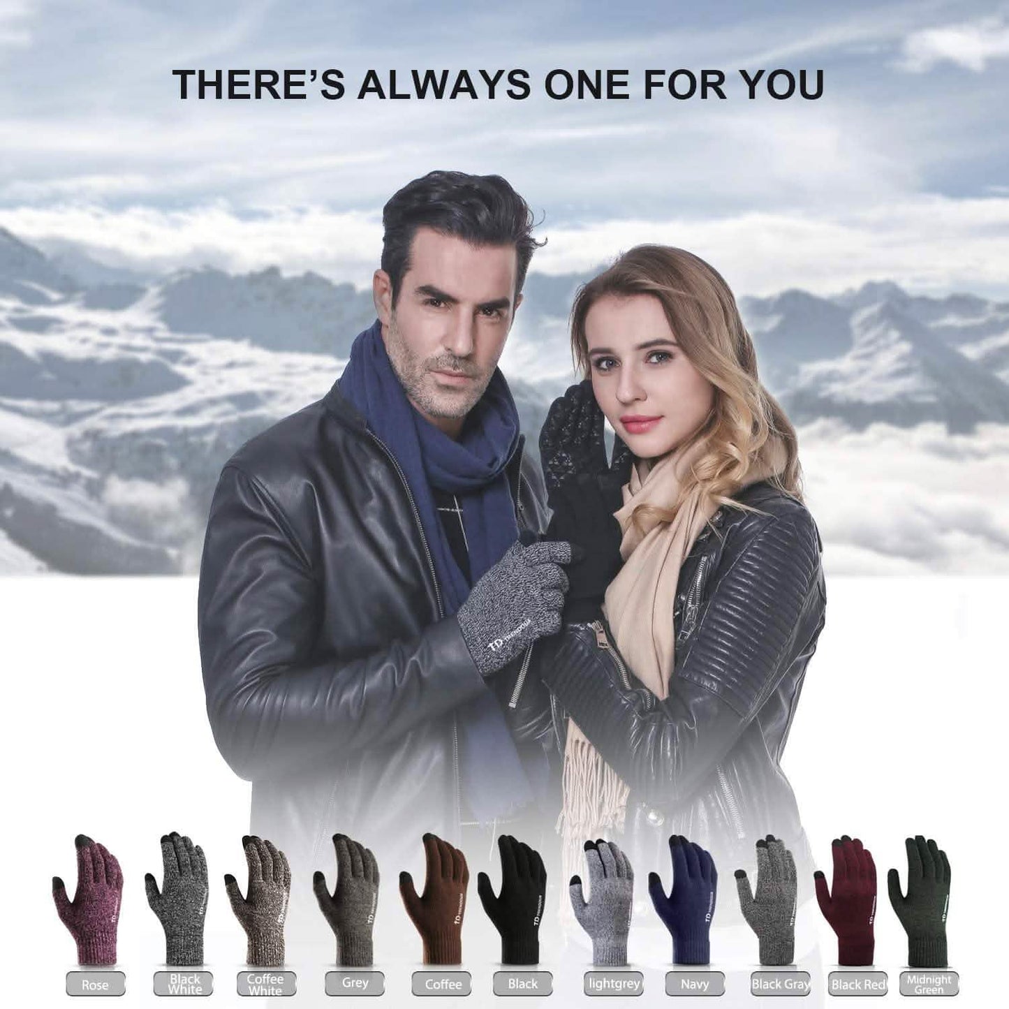 Unisex Knit 360° Whole Palm Touchscreen Antislip Gloves DailySale