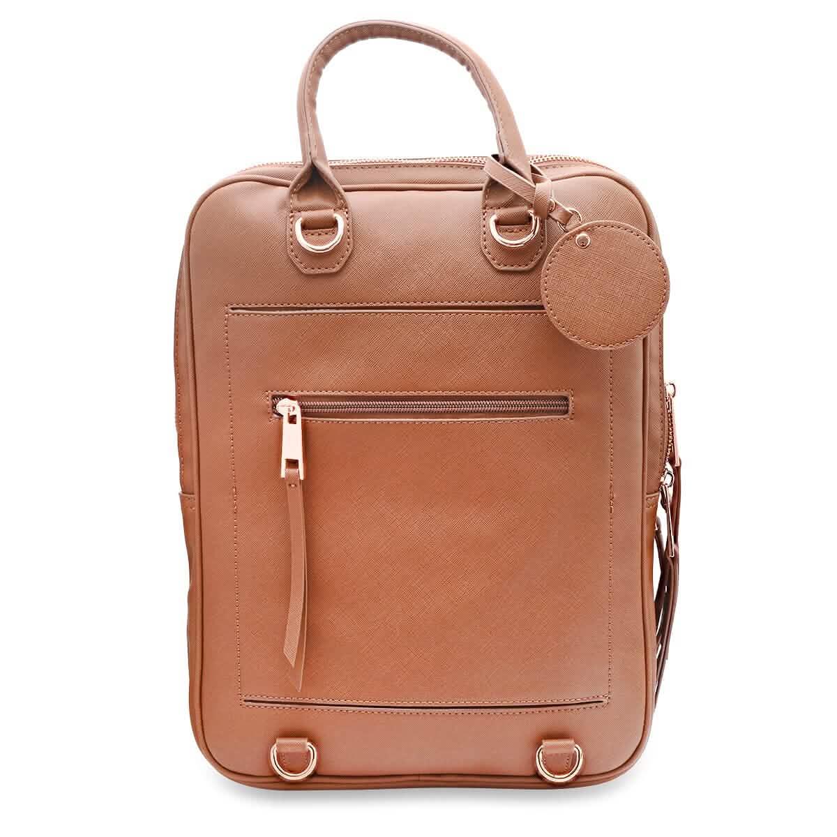Unisex Super Soft Premium Vegan Leather Travel Backpack with 6 Compartment DailySale