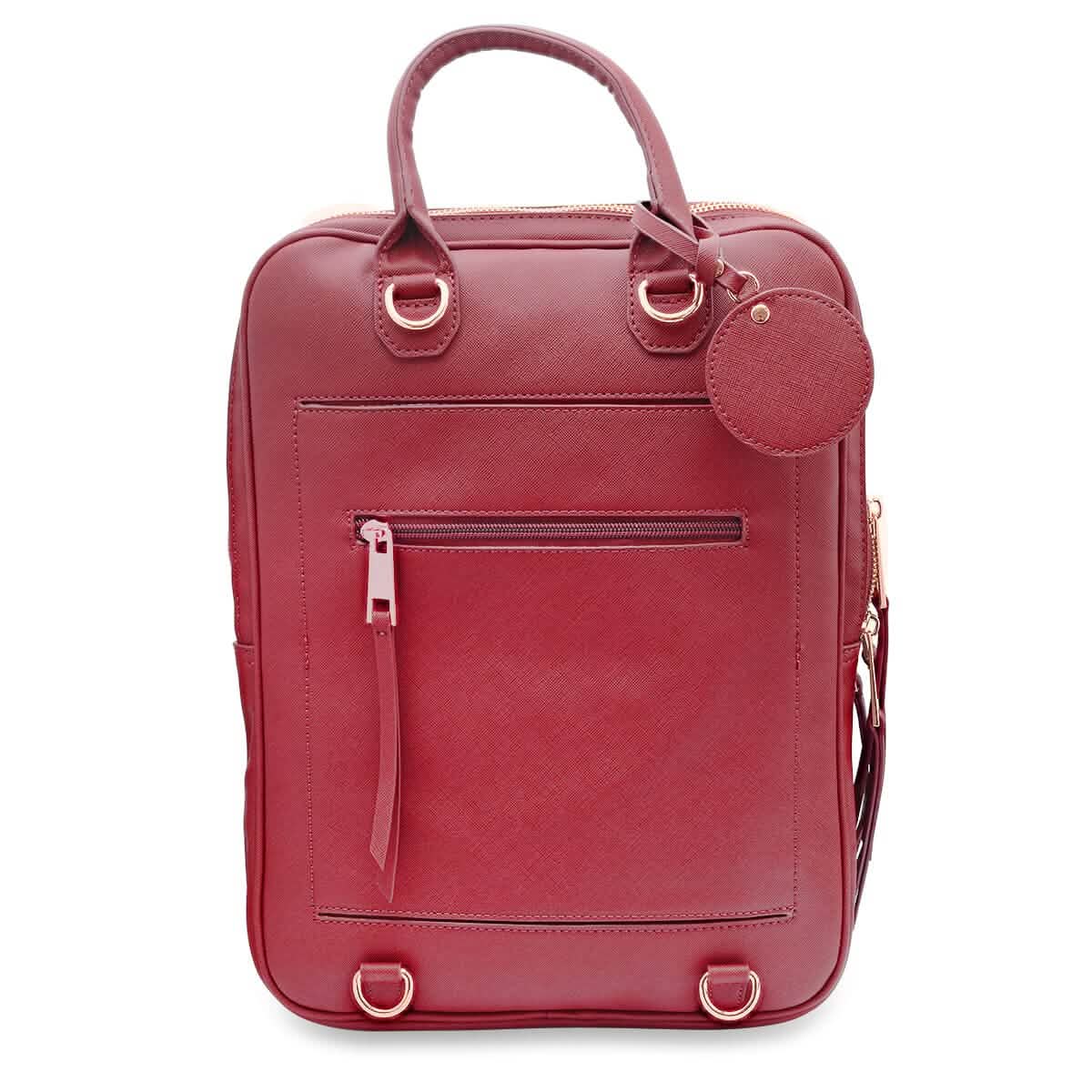 Unisex Super Soft Premium Vegan Leather Travel Backpack with 6 Compartment DailySale