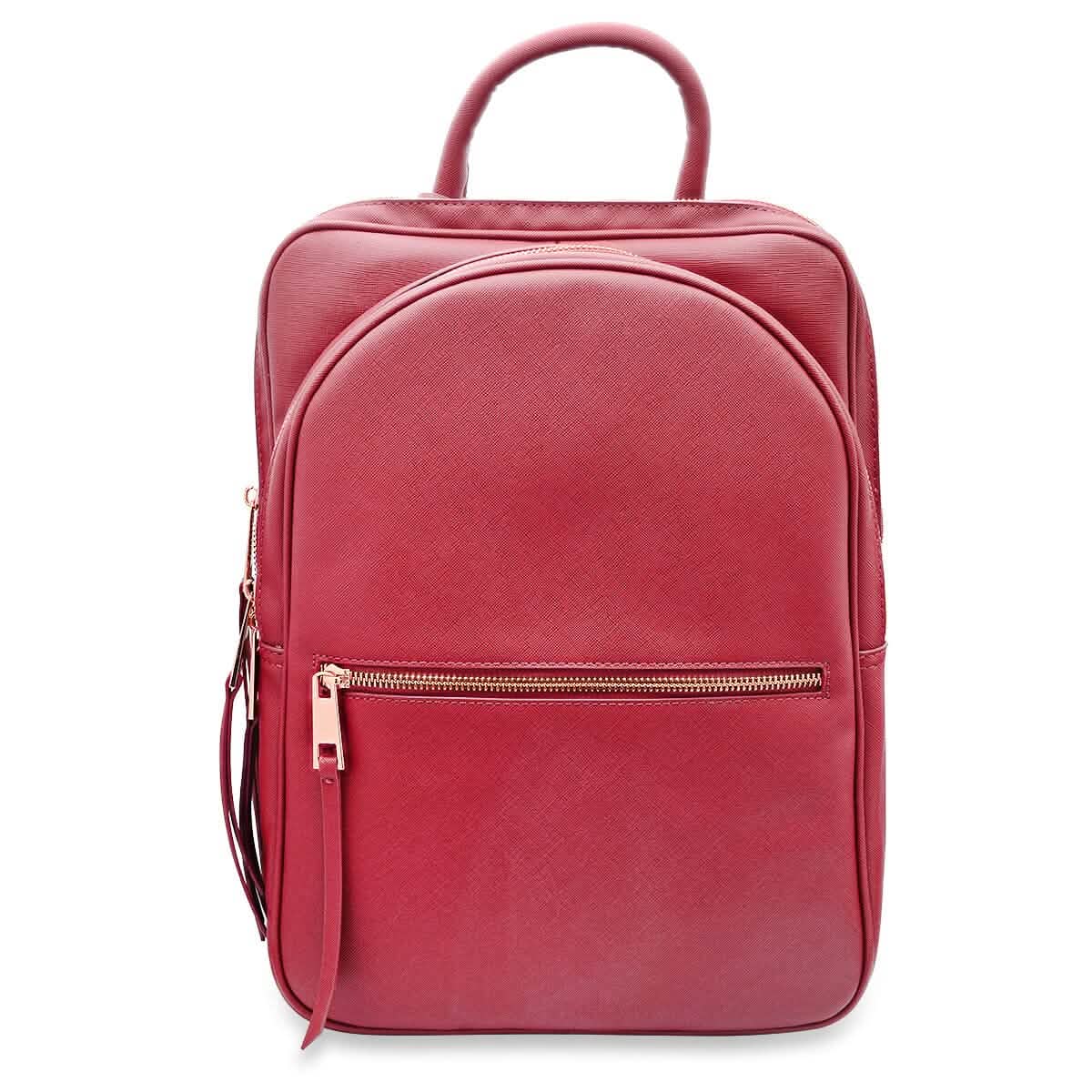 Unisex Super Soft Premium Vegan Leather Travel Backpack with 6 Compartment DailySale