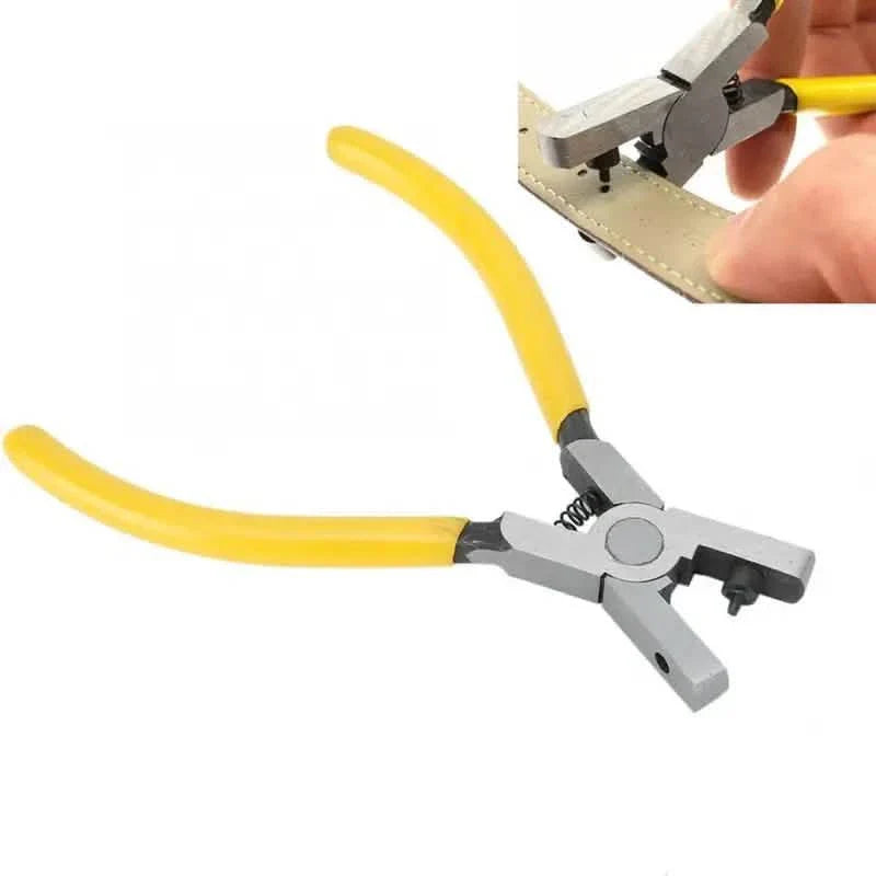 Universal 2.0mm Faux Leather Hole Punch Plier - Effortless Belt, Dog Collar, Shoe, and Craft Project Repair Tool DailySale