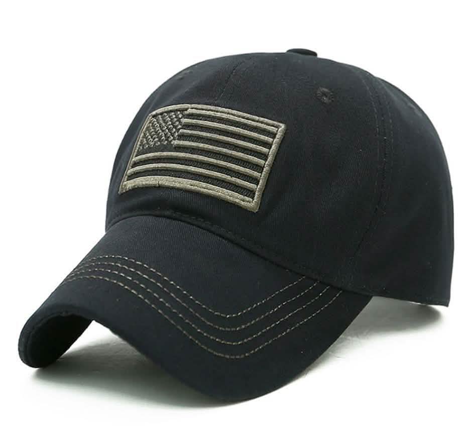 USA Flag Baseball Cap Army Embroidery Cotton Tactical Snapback Hat DailySale