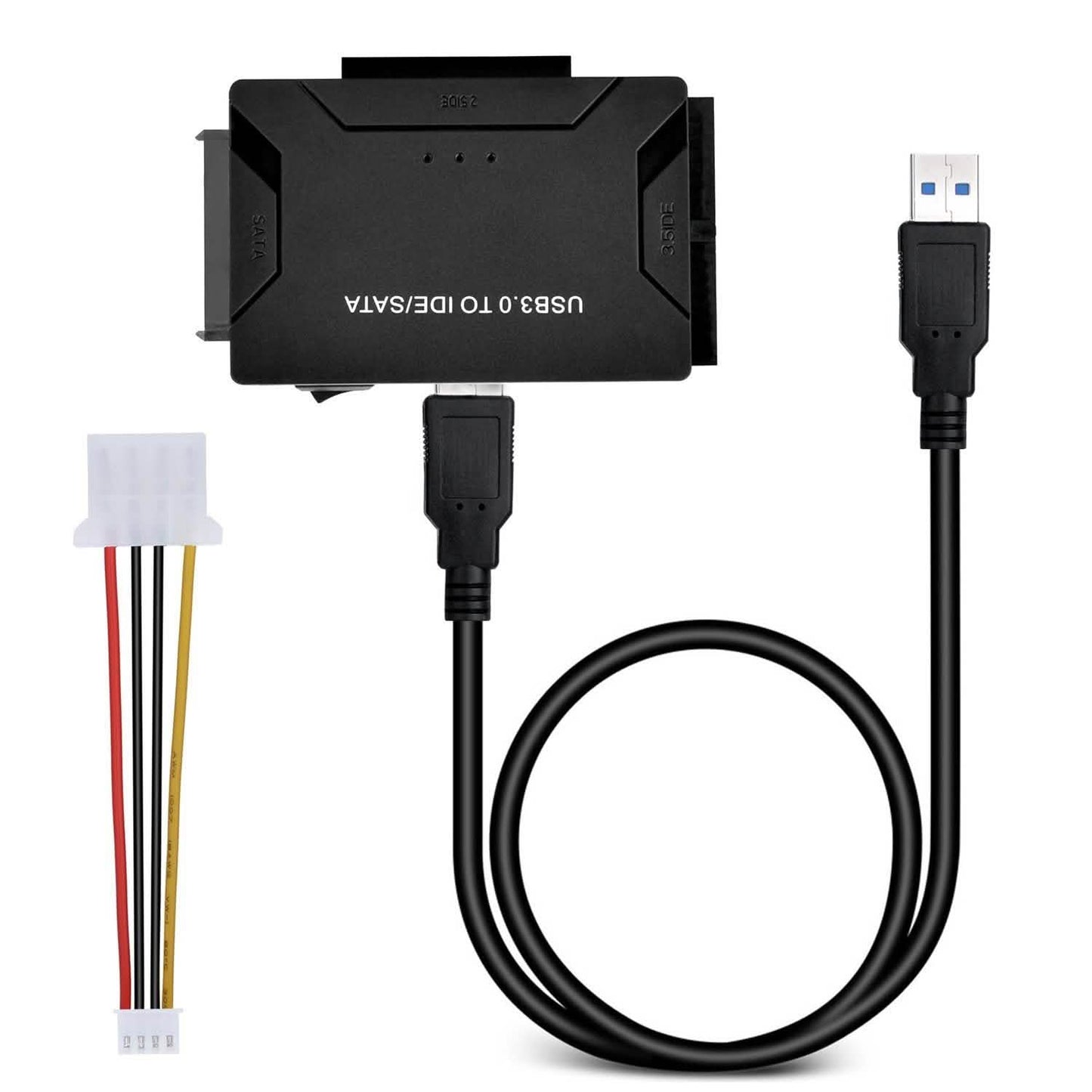 USB 3.0 to 2.5'' 3.5" IDE SATA Converter Adapter External Hard Drive Cable Kits DailySale