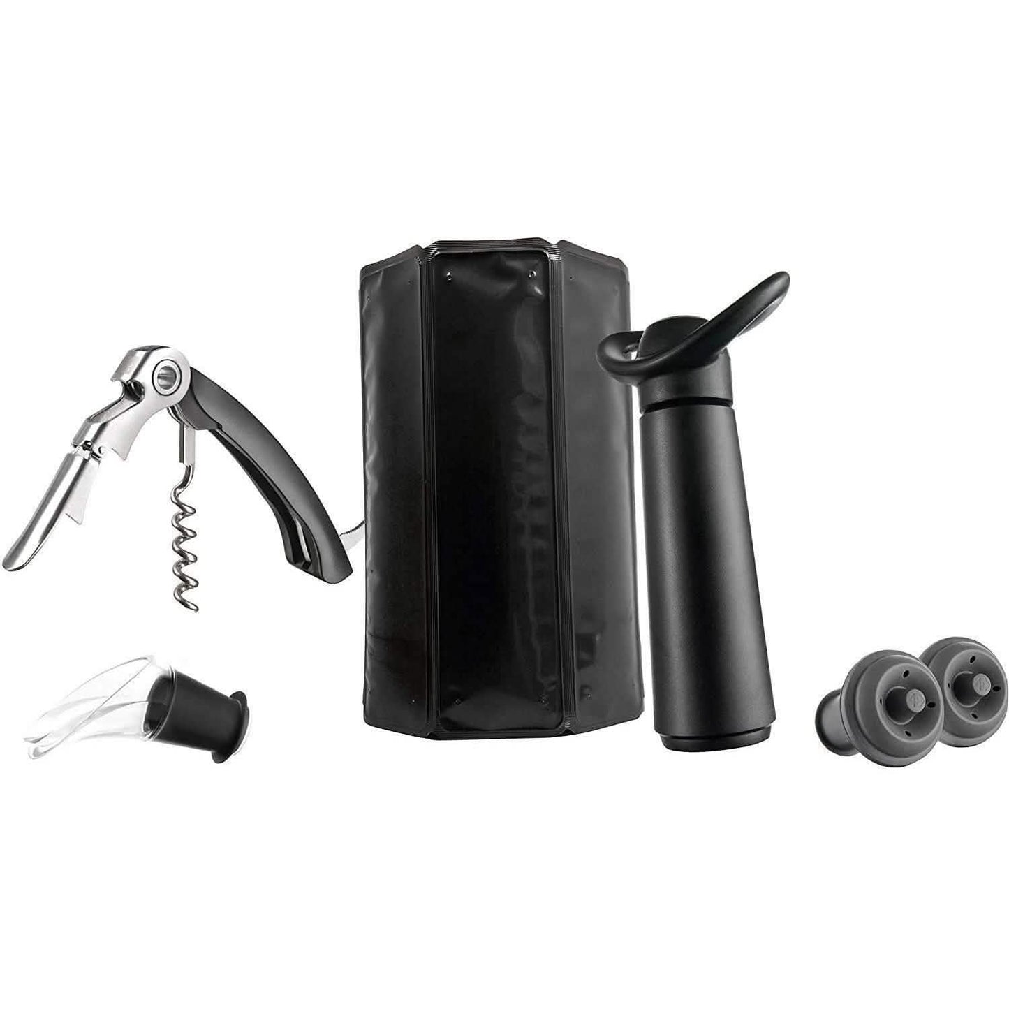 Vacu Vin Wine Saver Pump with 2 Vacuum Bottle Stoppers DailySale