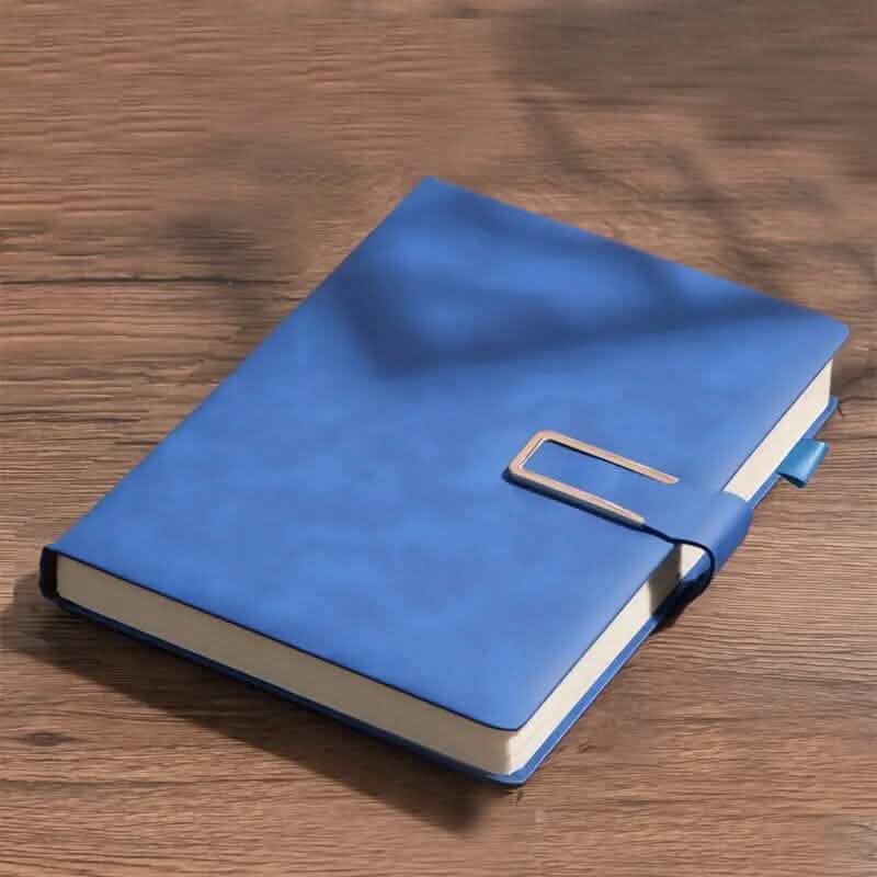 Vintage A5 Leatherbound Notebook with Personalized Soft Cover and Bookmark DailySale