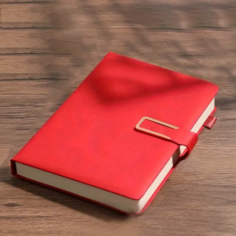 Vintage A5 Leatherbound Notebook with Personalized Soft Cover and Bookmark DailySale