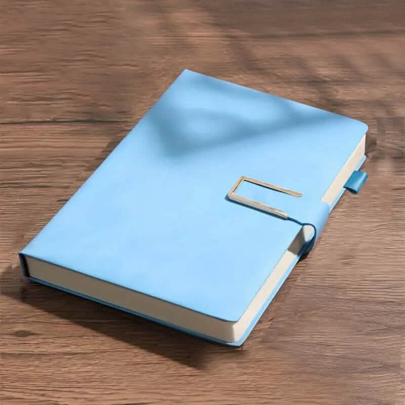Vintage A5 Leatherbound Notebook with Personalized Soft Cover and Bookmark DailySale