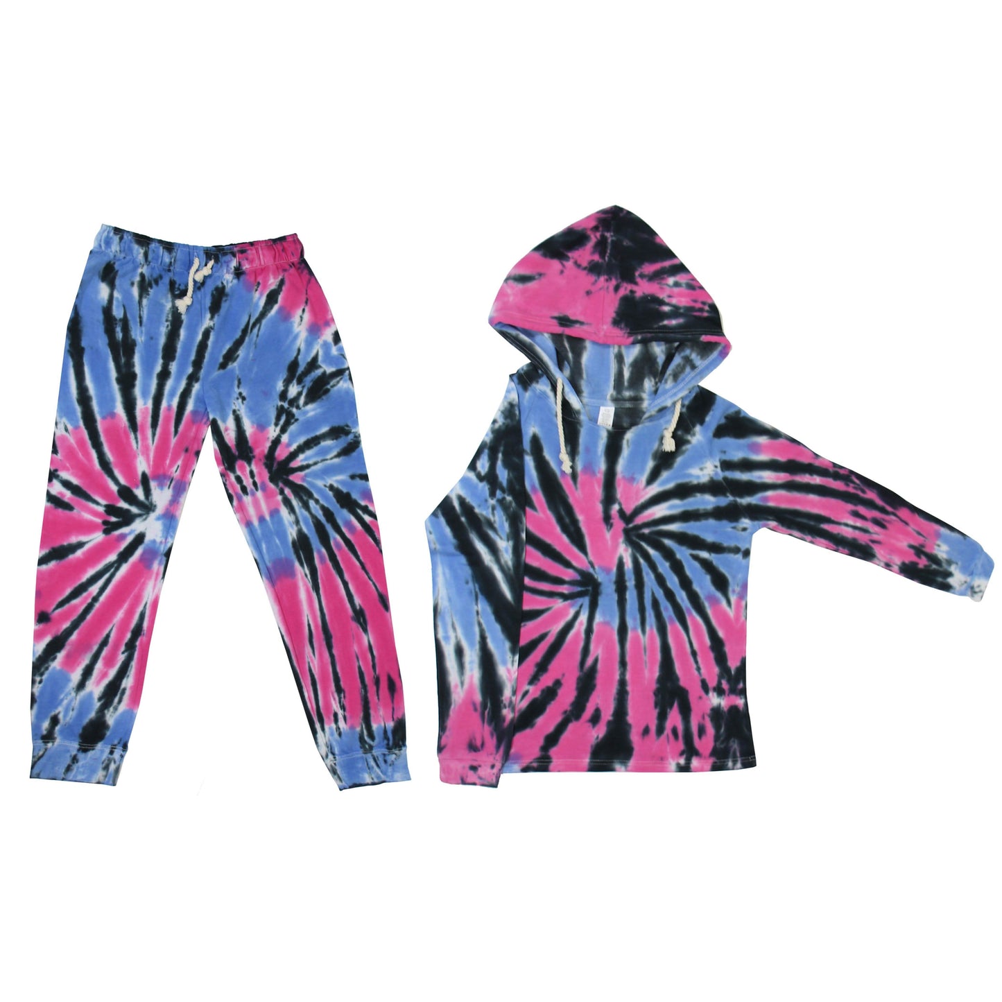 Vintage Tie-Dye Hoodie and Jogger Sets DailySale