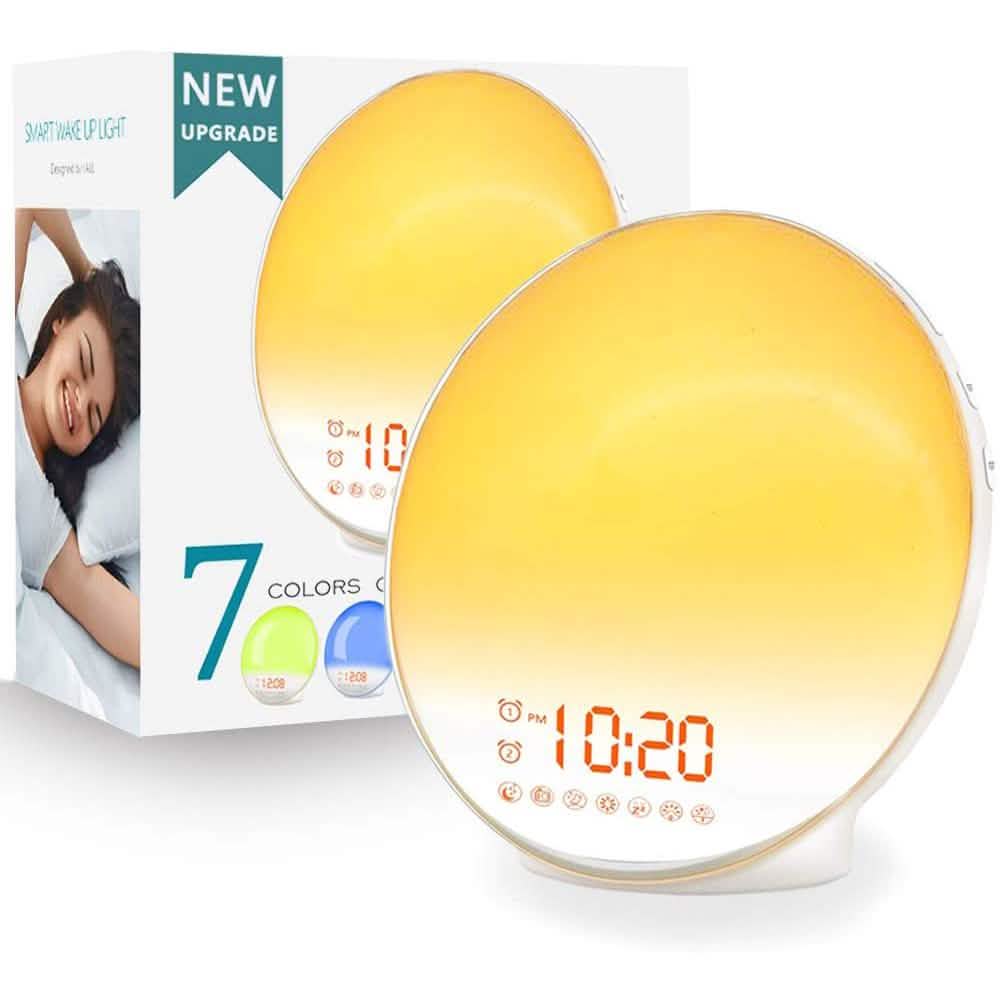Wake Up Light Sunrise Alarm Clock DailySale