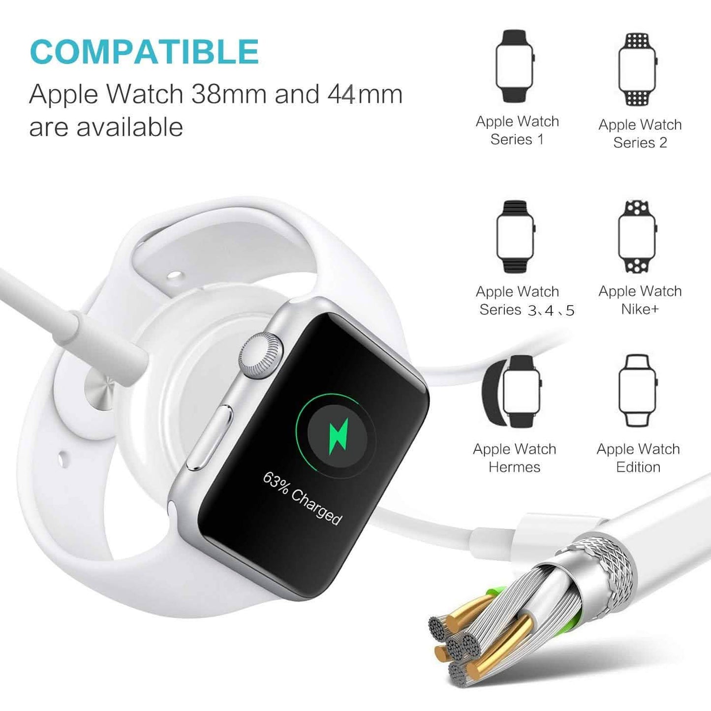 Watch Charger Magnetic Charging Cable for Apple Watch DailySale