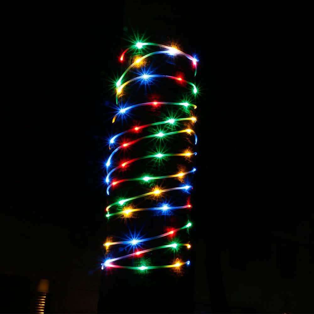 Waterproof 75.5 Ft. 200 LED Colorful Rope String Fairy Lights DailySale
