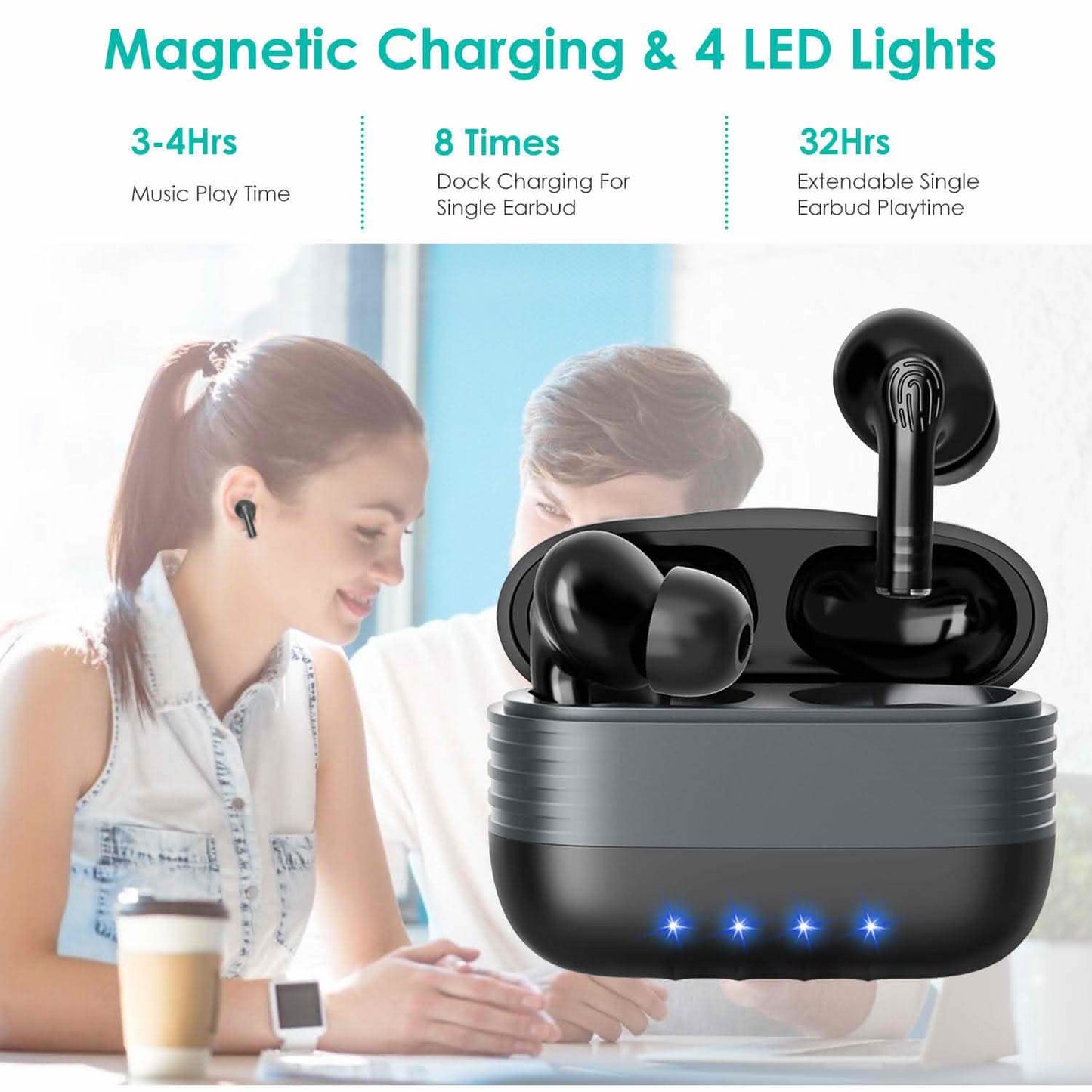 Waterproof Wireless 5.0 TWS Earbuds DailySale