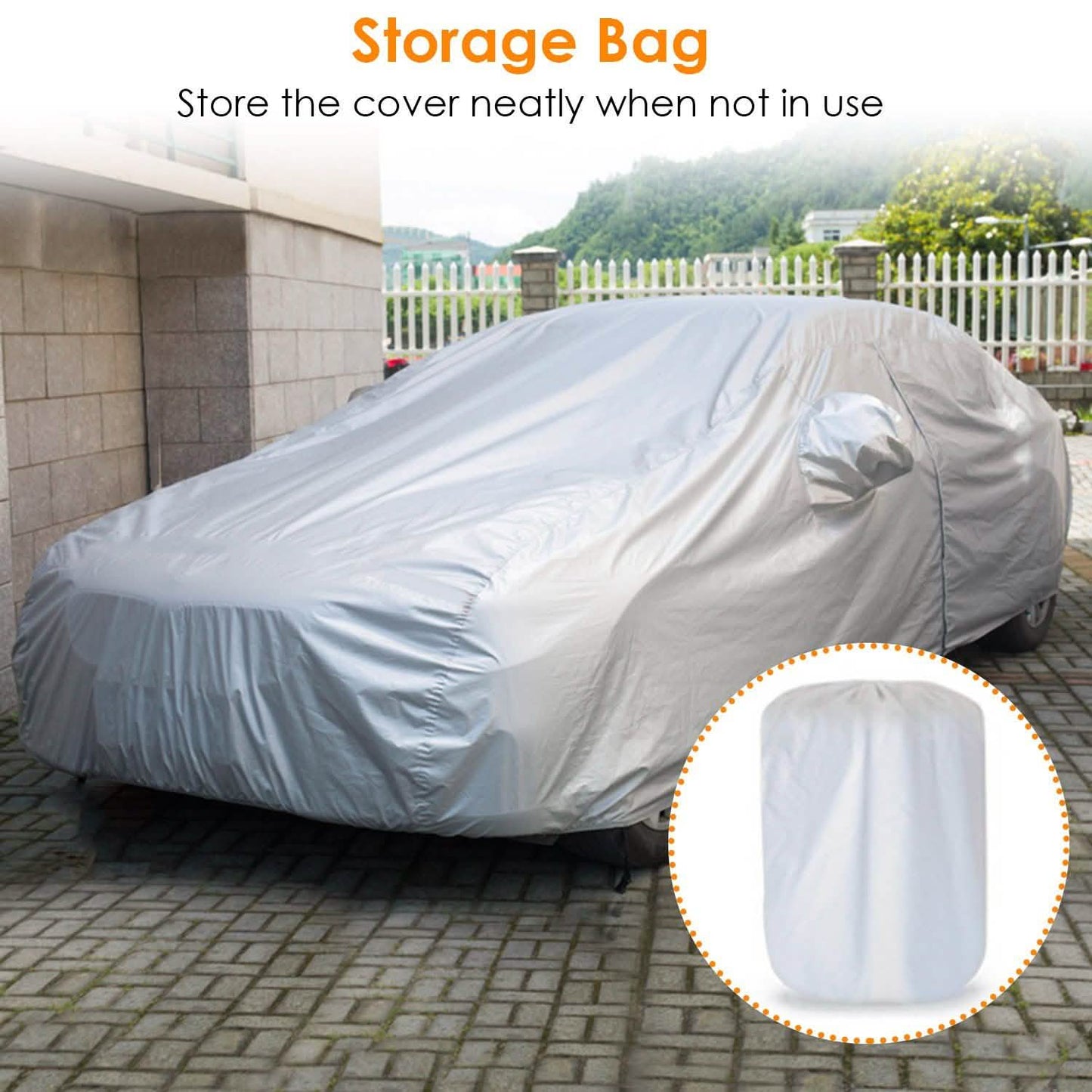 Weather UV Outdoor Full Cover For Sedans Up To 185" DailySale