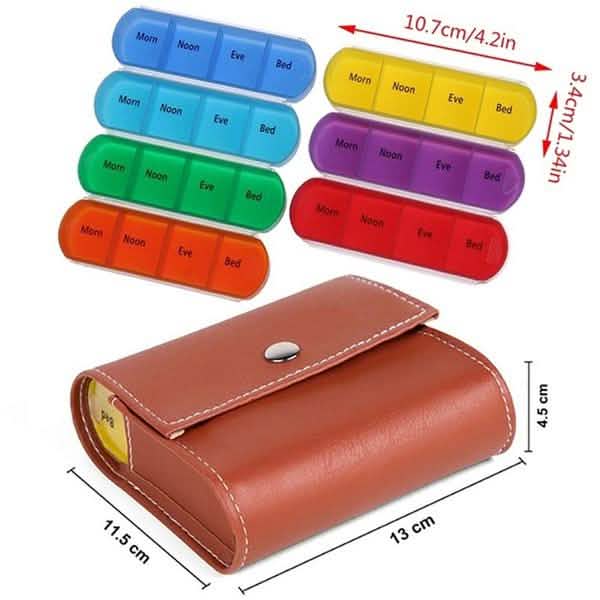 Weekly Pill Organizer Dispenser Box DailySale