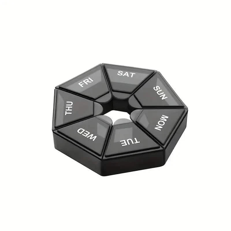 Weekly Rainbow Pill Box - 7-Grid Thickened Pill Storage Box DailySale