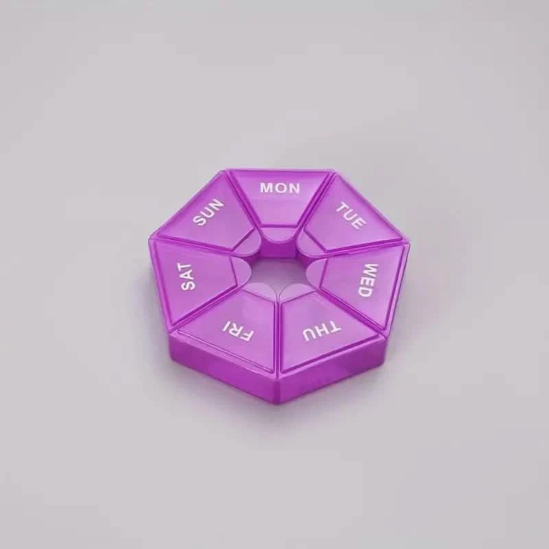 Weekly Rainbow Pill Box - 7-Grid Thickened Pill Storage Box DailySale