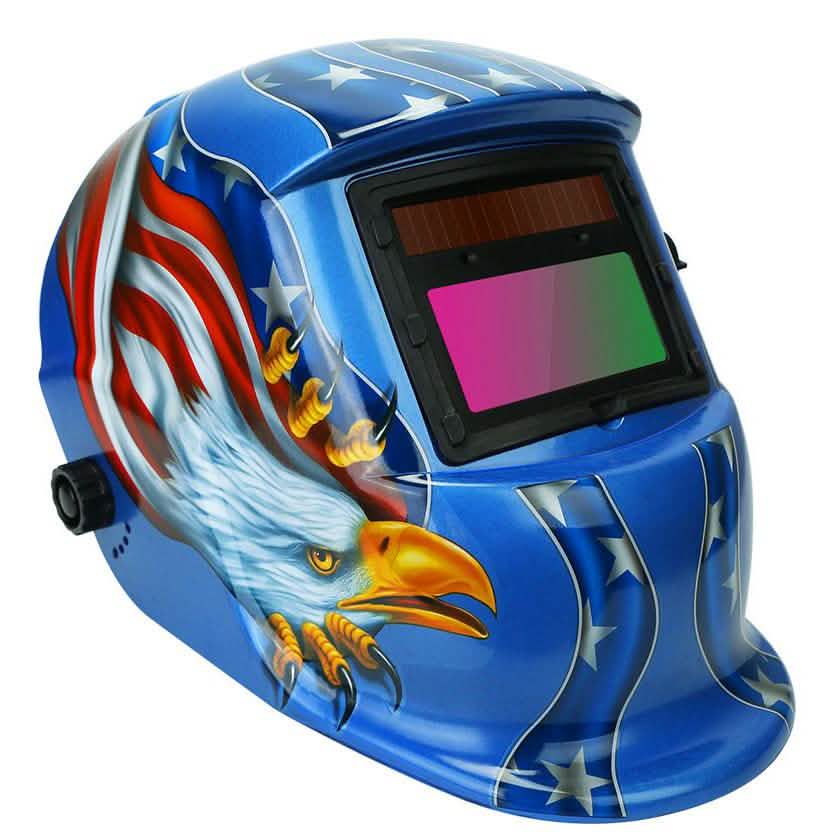 Welding Helmet Solar Powered Auto Darkening Hood with Adjustable Wide Shade DailySale