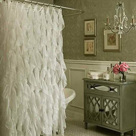 Westendorf Cascading Waterfall Single Shower Curtain DailySale