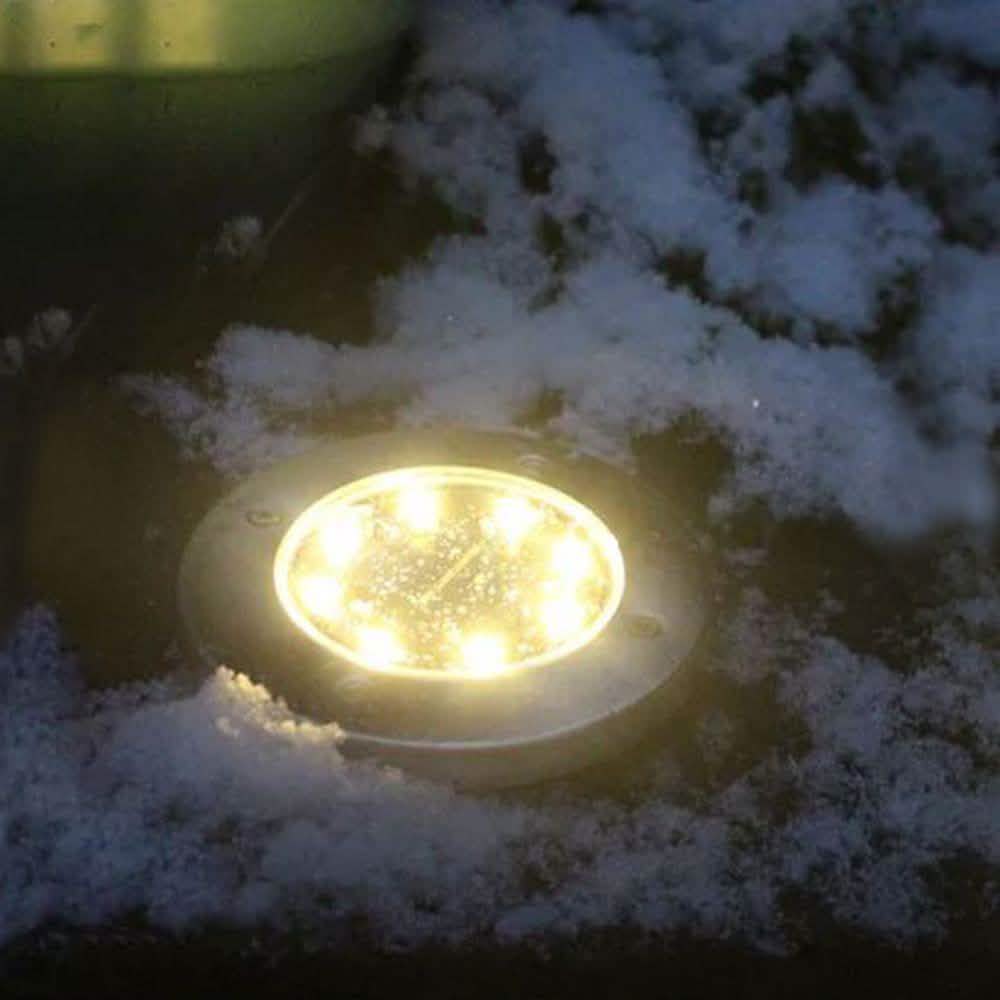 White Solar LED Garden Light DailySale