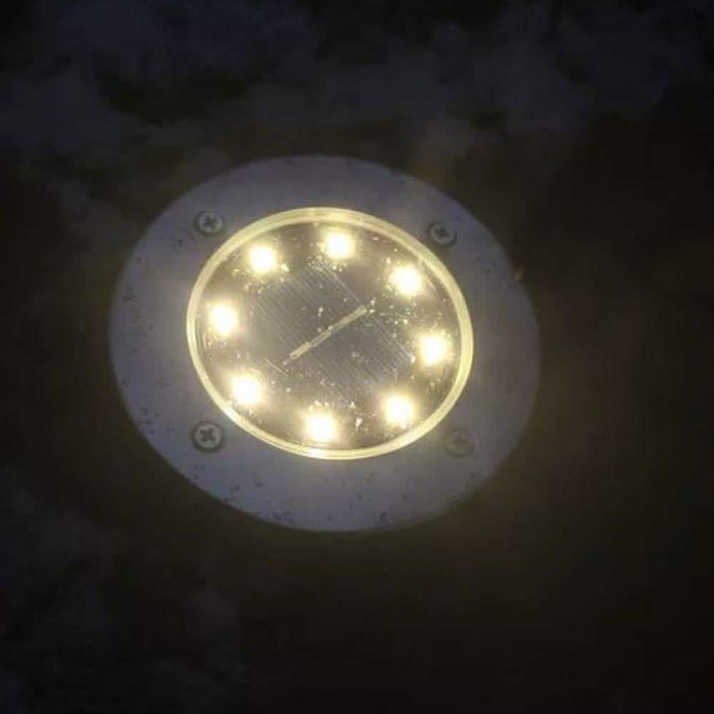 White Solar LED Garden Light DailySale