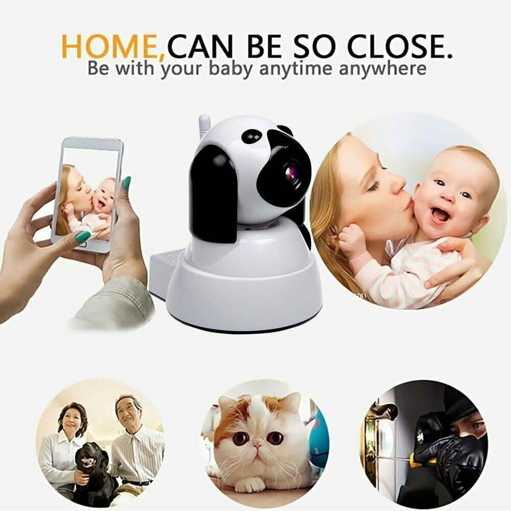 WiFi IP Camera 720P HD Wireless Camera with Motion Detection Two-Way Audio Night Vision DailySale
