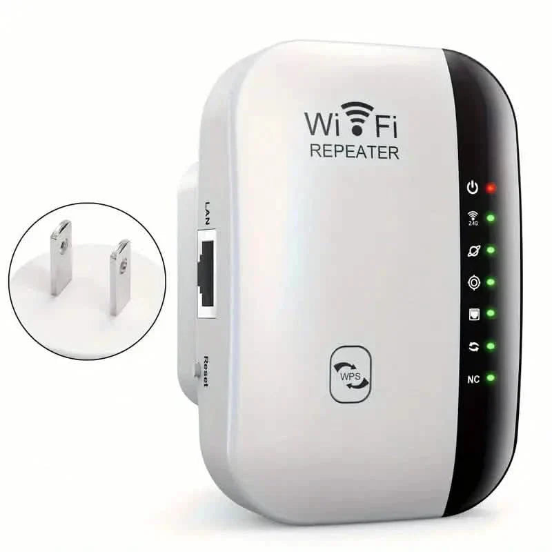 WiFi Repeater Plus Boosts WiFi Signal, Extends Internet Coverage, Cell Phone Signal Amplifier for Home DailySale