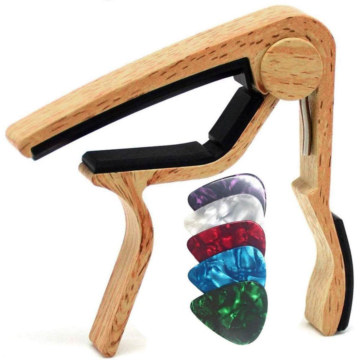 WINGO Quick-Change Capo for 6 String Steel Acoustic and Electric Guitars DailySale