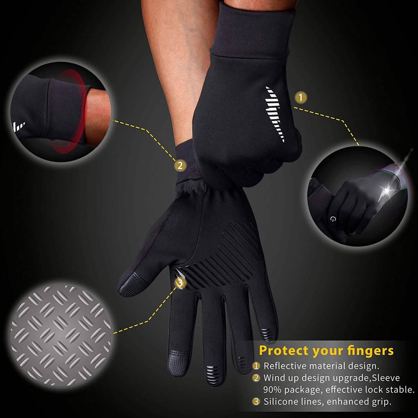 Winter Men's and Women's Touch Screen Gloves DailySale