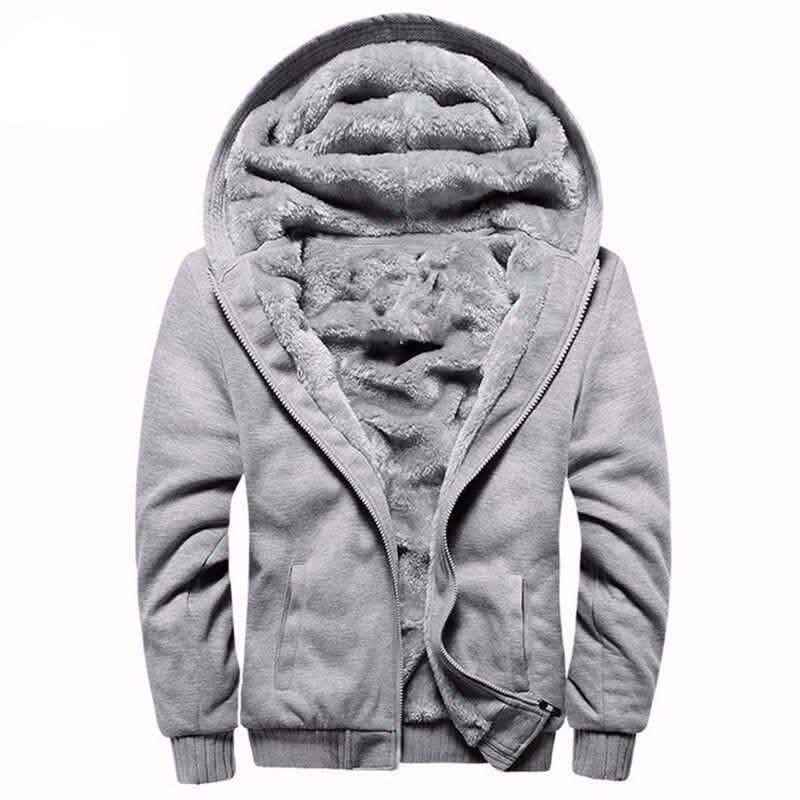 Winter Men's Hooded Long Sleeve Zipper Jacket DailySale