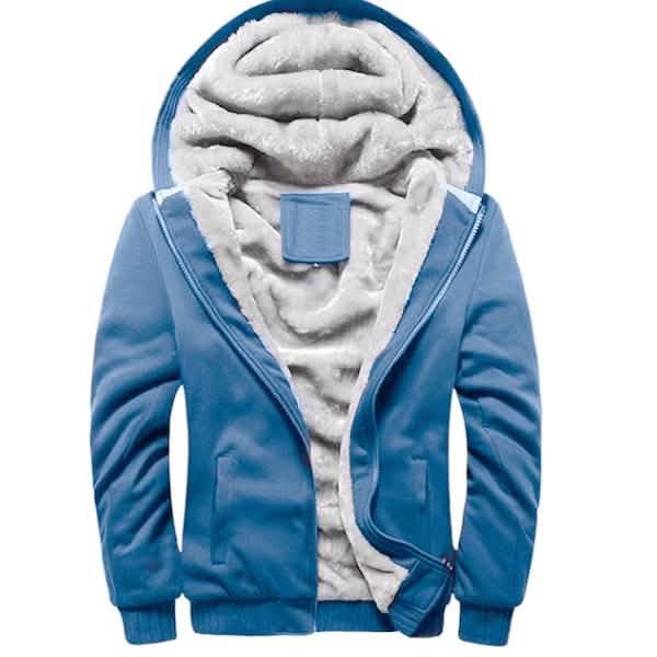 Winter Men's Hooded Long Sleeve Zipper Jacket DailySale