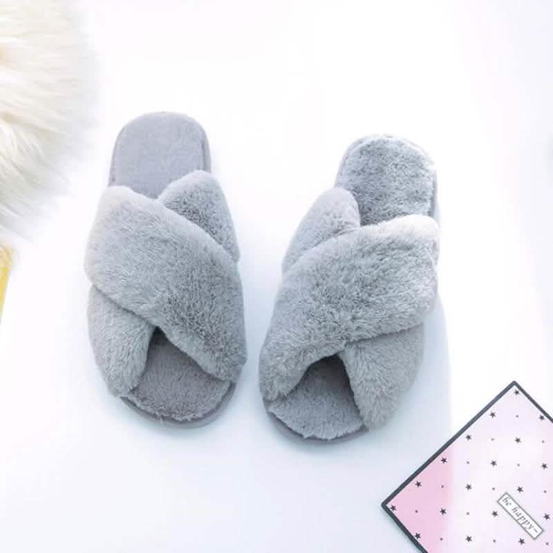 Winter Women Cozy Home Furry Slippers DailySale