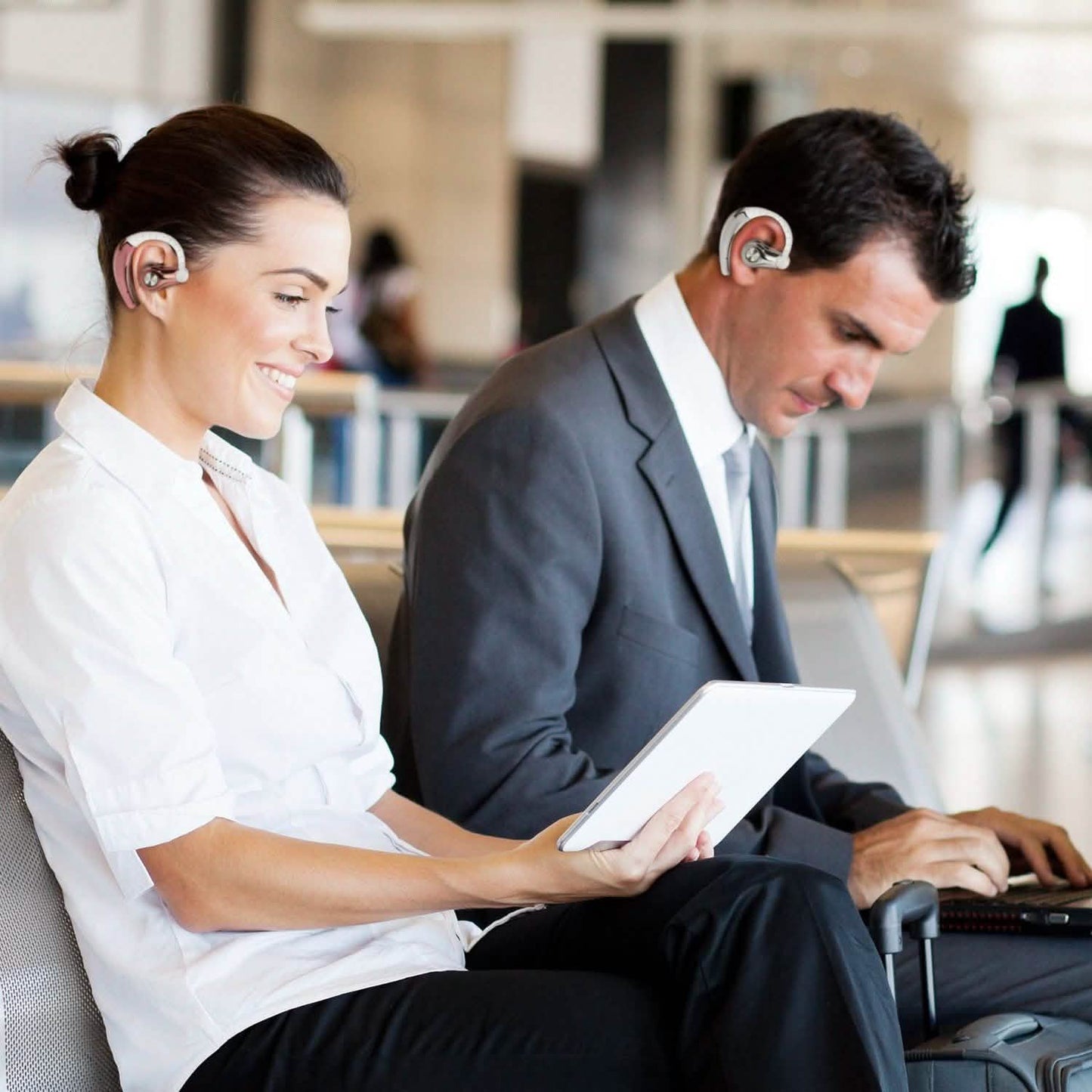 Wireless Earpiece Right with Mic Earhook DailySale