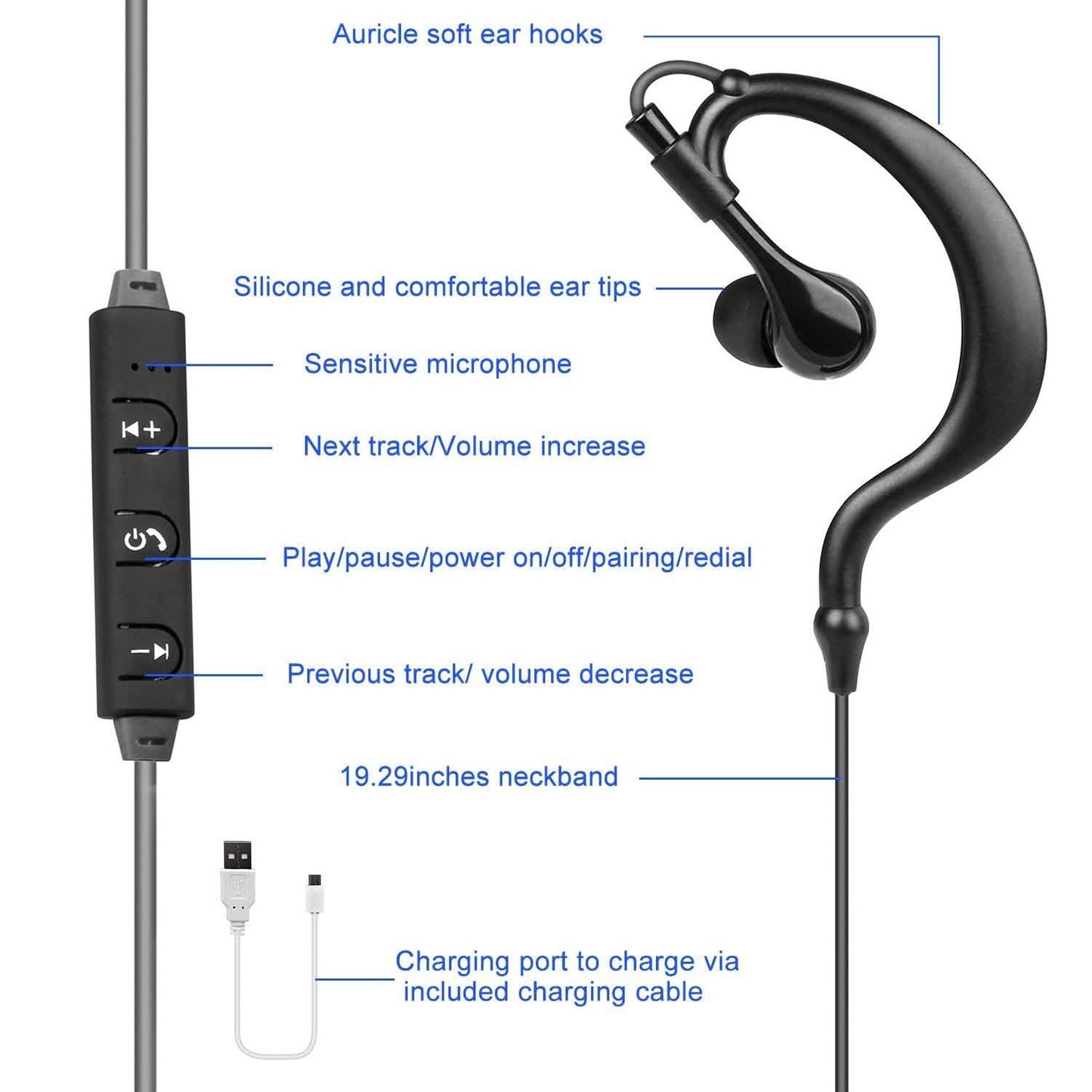 Wireless Headsets v4.1 Sport In-Ear Stereo Headphones DailySale