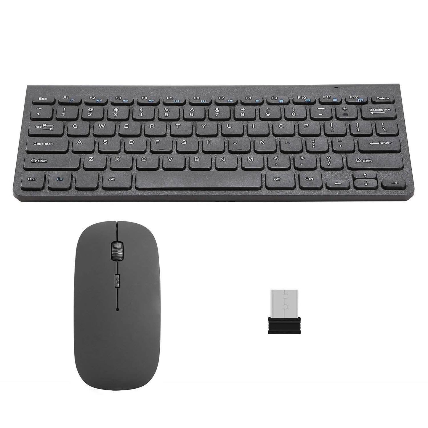 Wireless Keyboard and Mouse 2.4GHz Multimedia Mini Keyboard & Mouse DailySale