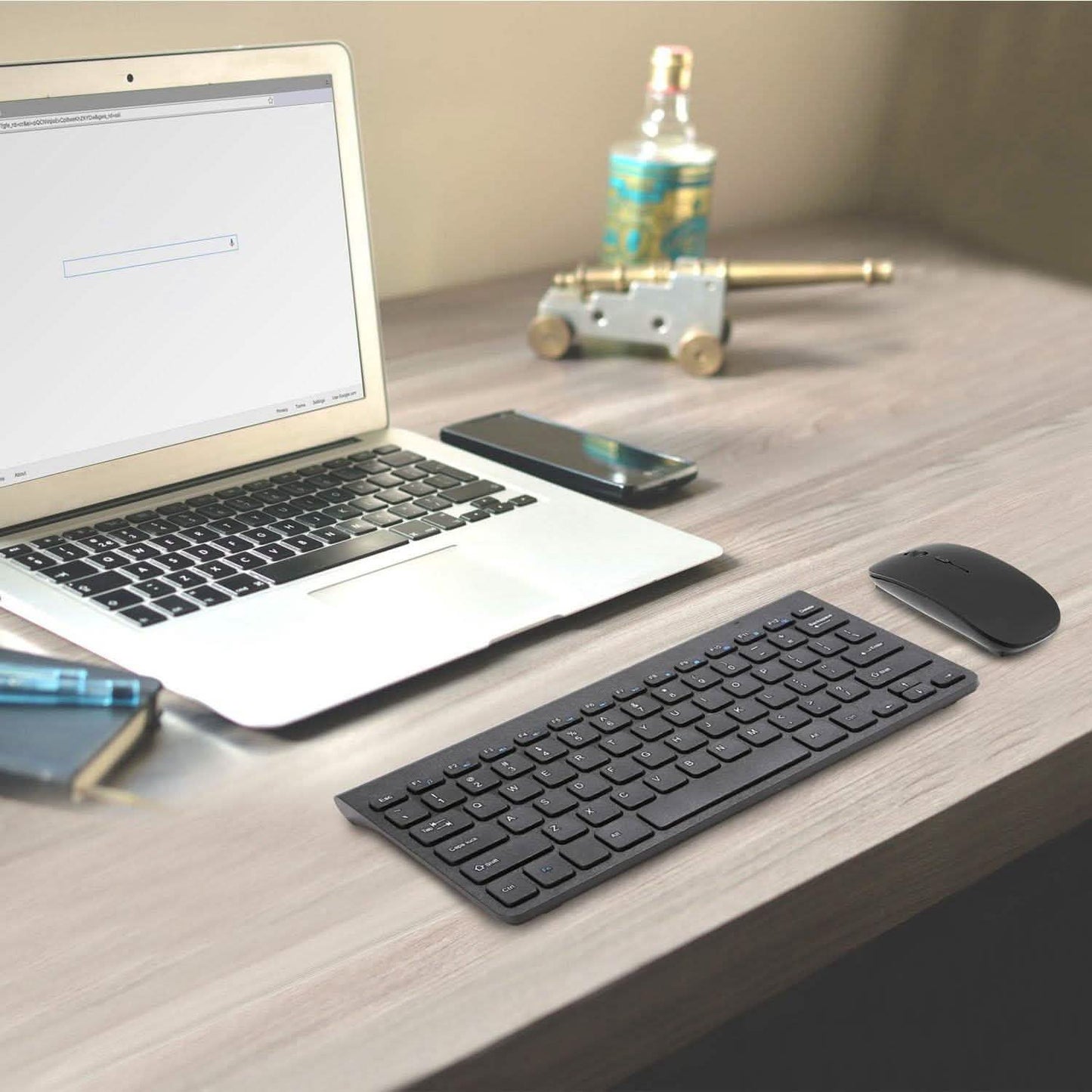 Wireless Keyboard and Mouse 2.4GHz Multimedia Mini Keyboard & Mouse DailySale