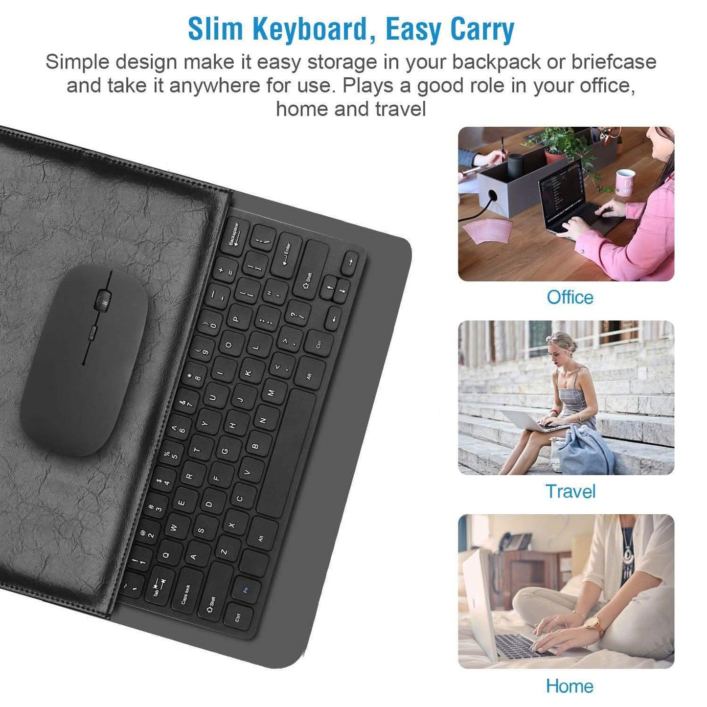 Wireless Keyboard and Mouse 2.4GHz Multimedia Mini Keyboard & Mouse DailySale