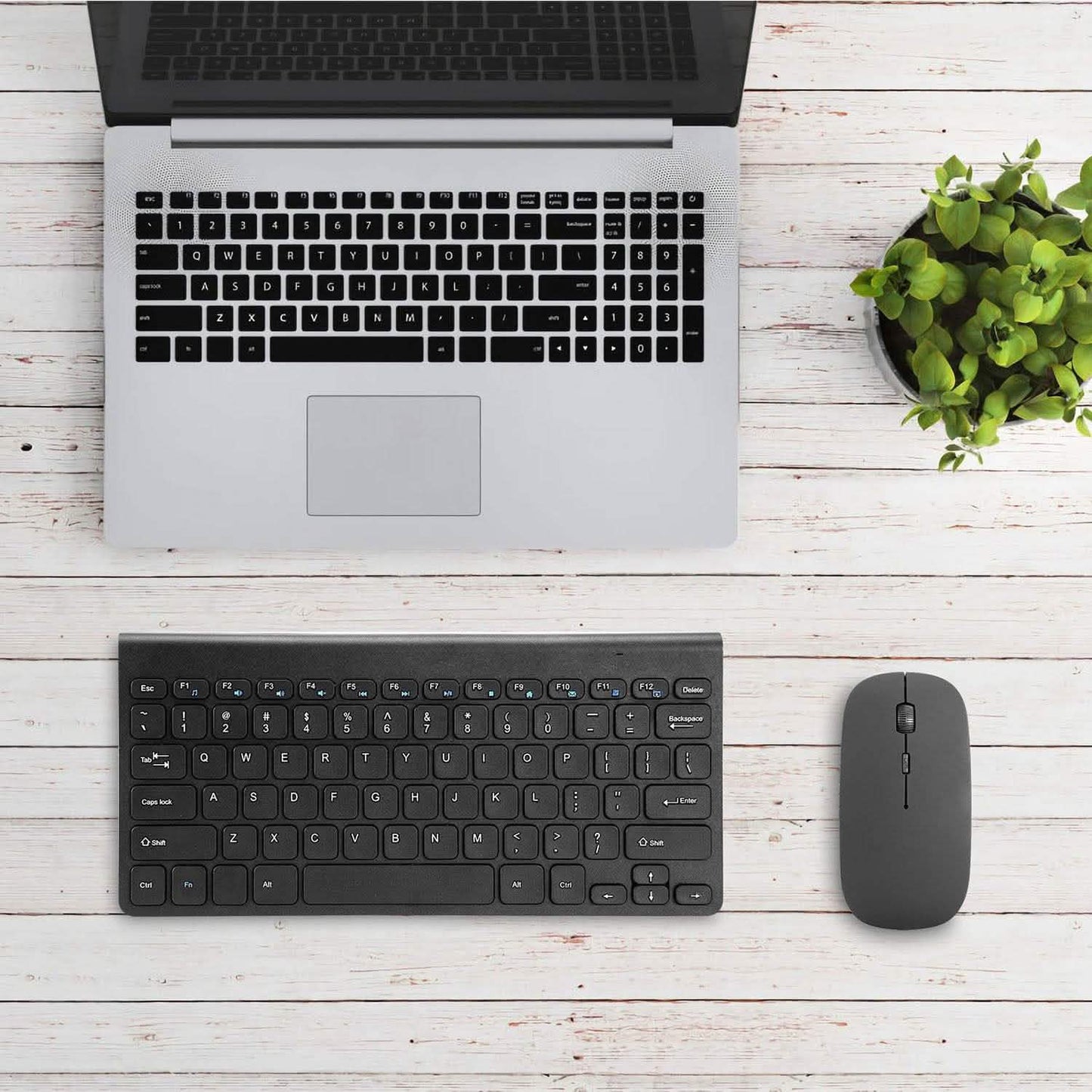 Wireless Keyboard and Mouse 2.4GHz Multimedia Mini Keyboard & Mouse DailySale