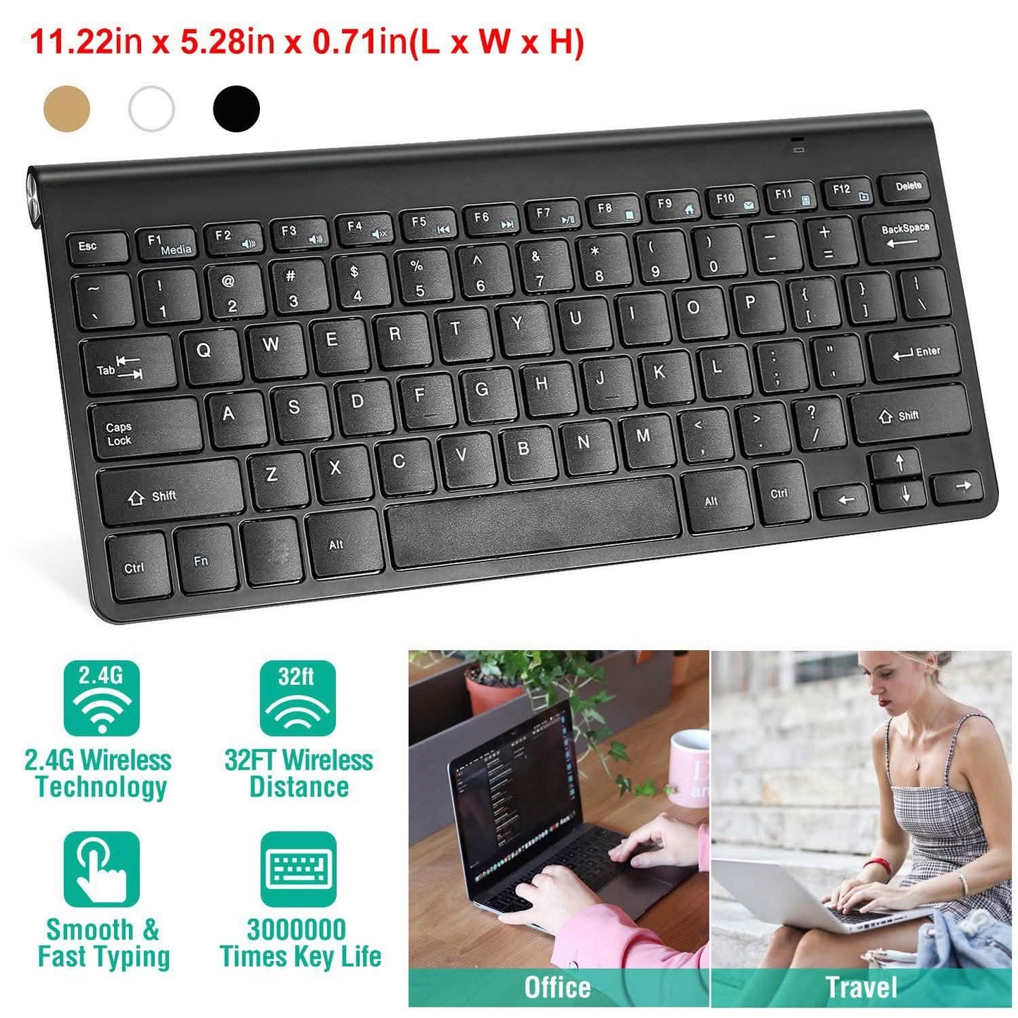 Wireless Keyboard and Mouse Combo DailySale