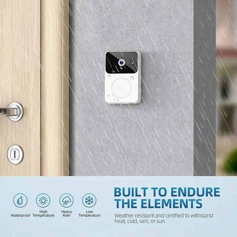 Wireless Smart Video Doorbell Camera with Night Vision and Motion Alerts DailySale