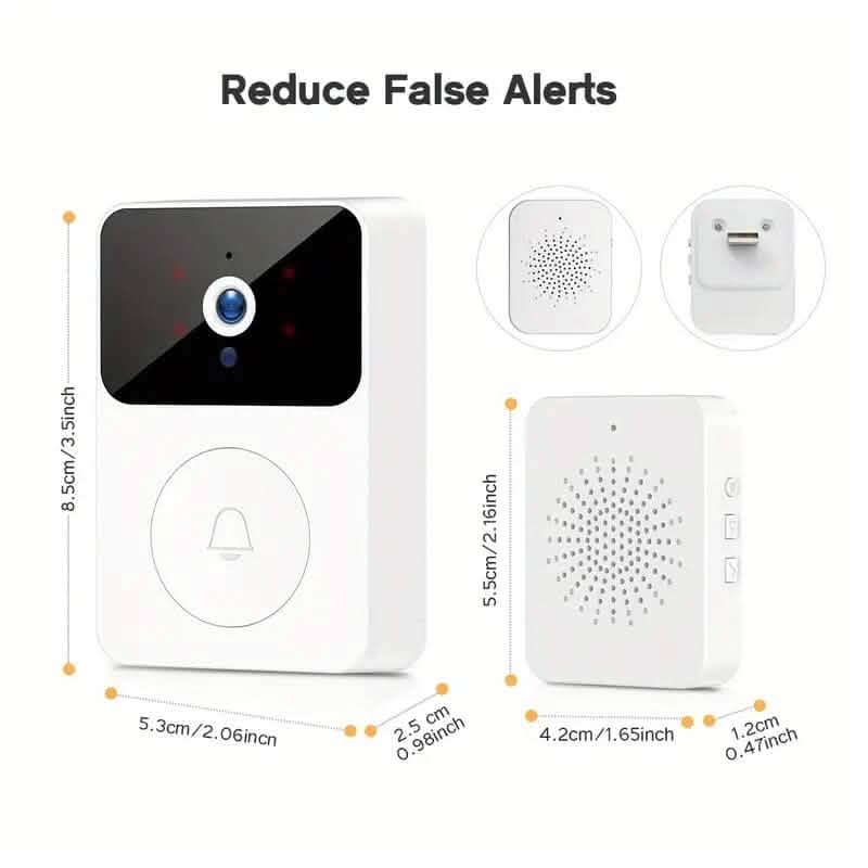 Wireless Smart Video Doorbell Camera with Night Vision and Motion Alerts DailySale