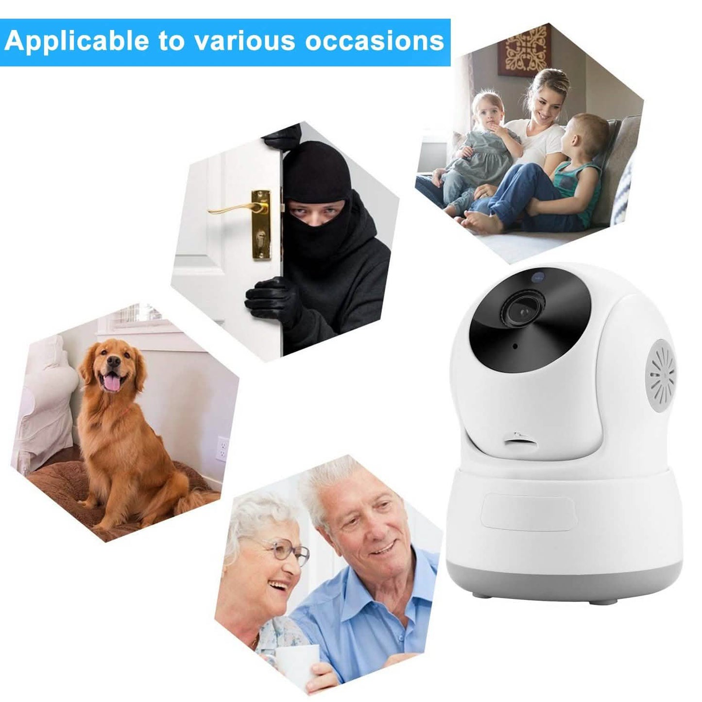 Wireless WIFI Pan Tilt HD Security Network Indoor CCTV IP Camera Night Vision DailySale
