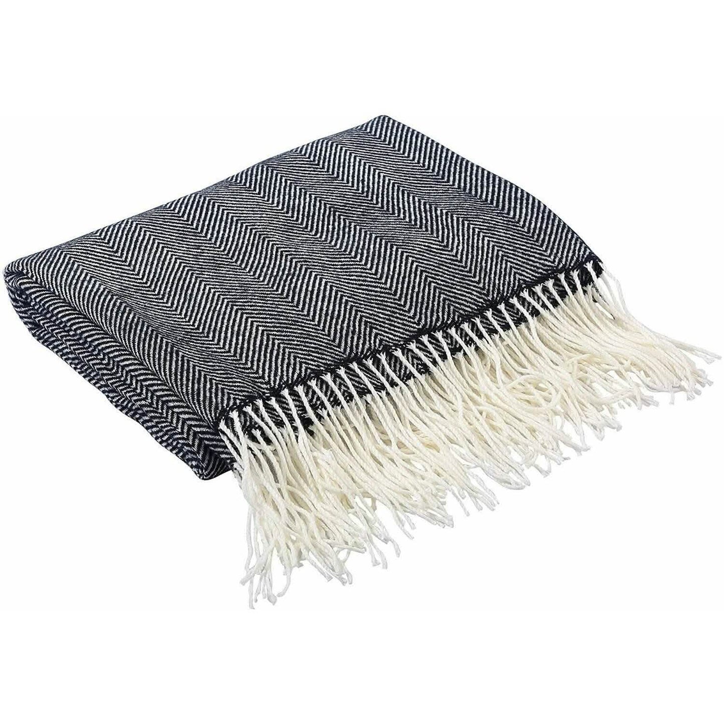 Wisley Home 100% Acrylic Chevron Pattern Throw DailySale