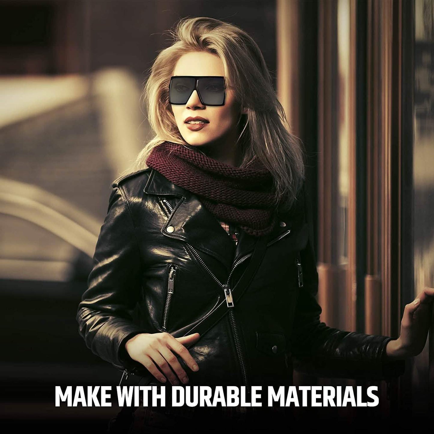 Women Big Frame Square Sunglasses DailySale